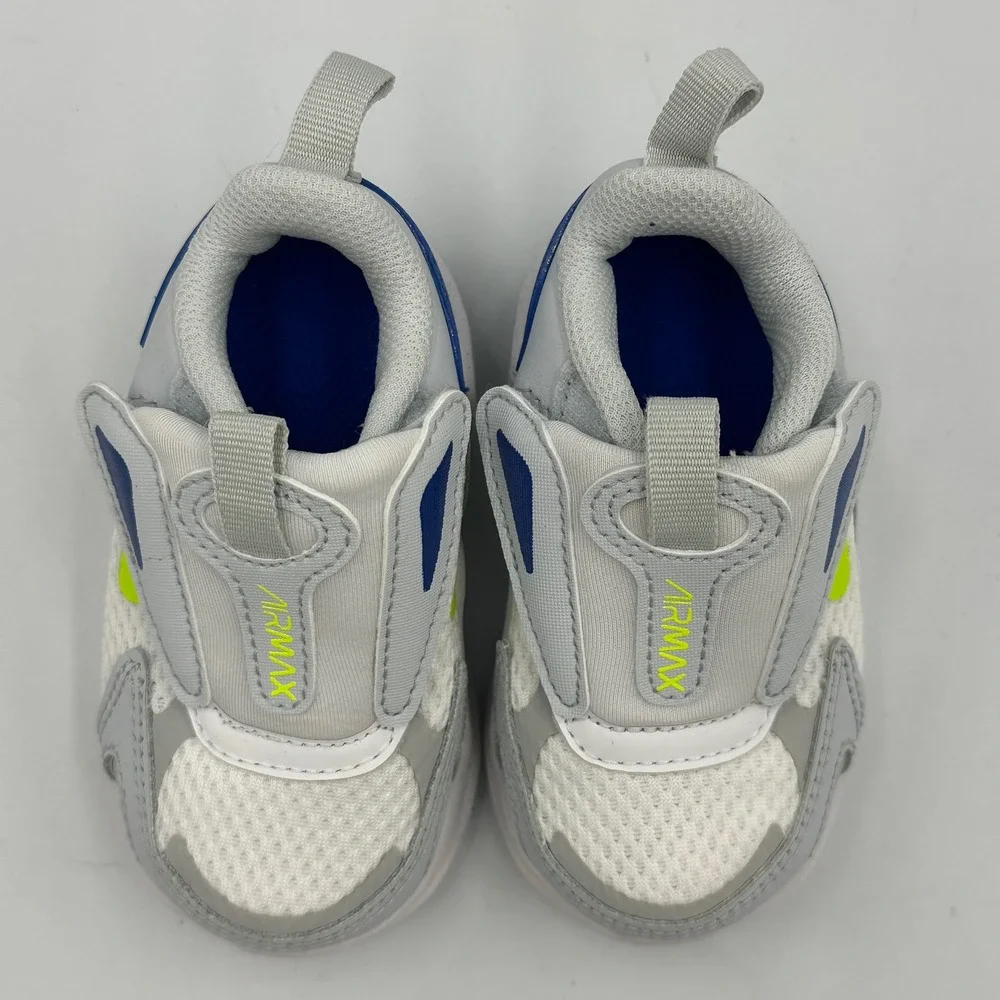 Nike Air Max Bolt TDE Toddler Shoes Pure Platinum Volt Grey CW1629-004 Size‎ 4C